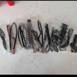 New Bulk Choker Necklace Jewelry in Bags Halloween Jewelry Gothic Jewelry